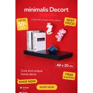 MINIMALIST WALL SHELF 40 X 20