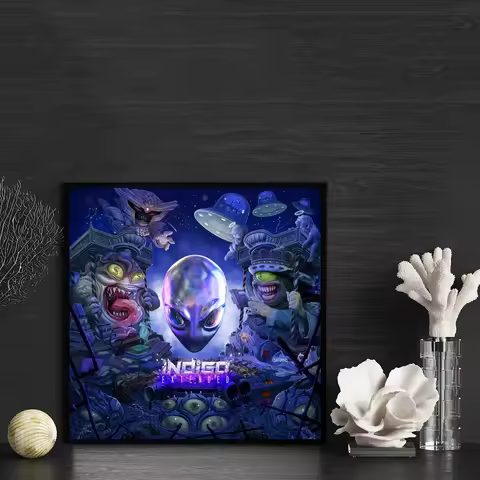 Chris Brown Indigo Music Album Poster Canvas Art Print Home Decoration Wall Painting ( No Frame )