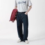 Quần jean nam Owlbrand Wide/Xanh dirty