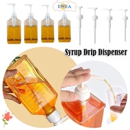 EWEA Syrup Drip Dispenser, 5/8/10CC with Scale Coffee Syrup Press Bottle, Durable 1600ml Large Capac
