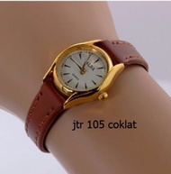 WATCH jam tangan alba wanita / jtr 105 coklat