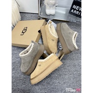 FULLBOX EMBROIDERED UGG FUR SHOES