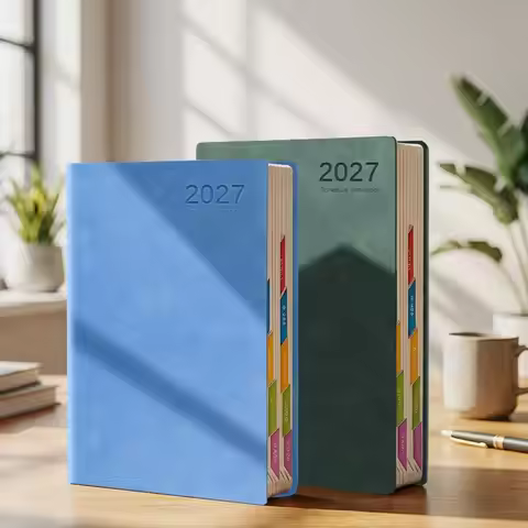 High Quality A5 2027 Planner with Monthly & Weekly Plan Pages Efficiency Agenda Book 365 Days Schedu