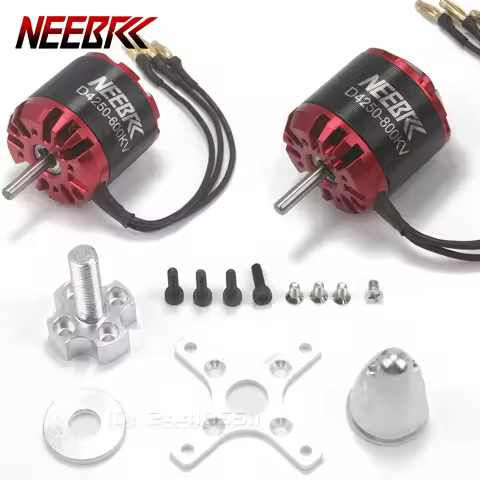 NEEBRC 4250 800KV 600KV Outrunner Brushless Motor 3-7S 4.0mm for RC FPV Fixed Wing Racing Drone Plan