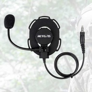 Headset Mikrofon Helm Tactical Military HT Walkie Talkie 2 Pin