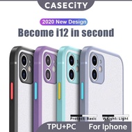 NEW Matte Case full cover iPhone 11 Pro Max 12 Pro Max 11Pro 12Pro 13 Pro Max 12 Mini 12Mini 6 6s Plus 7 8 Plus 6Plus 7Plus 8Plus X Xs Max Xr Se 2020 Colourful Matte Transparent TPU Shockproof Case Casing Cover