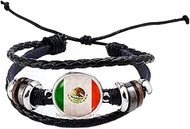 Mexico Mexican Flag Bangle&Bracelet,Mexican Bracelet,Mexico Jewelry,Flag Bracelet Bangle,BV022