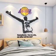 Stickers Kobe Room Sports Dormitory Decorations Wall Kids Bedroom EQ4F Boys Bedside Basketball NBA P
