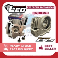 LEO RACING HEAD EX5 DREAM WAVE W100 23/27 24/28 HEAD RACING SIAP VALVE LEO EX5 HEAD RACING