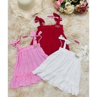 Sasha Kids Challis Ribbon Baby Dress 2months -1 yr old