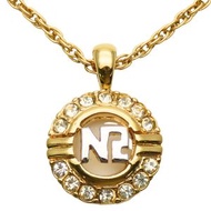 Nina Ricci 項鍊，金屬和水鑽 [二手]