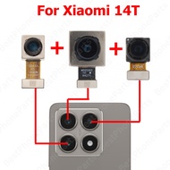 Xiaomi Mi กล้องหลังสำหรับ14 Mi14 14T Pro 14TPro ชิ้นส่วนอะไหล่สำรองสำหรับมองหลังโมดูลกล้องหลังแบบยืด