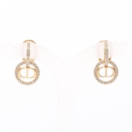 【二手】迪奧 (Dior) CD Logo GP（鍍金）耳環 女士二手 B