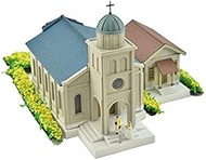 Building Collection Building Collection 051-4 Church B4 ~ Seaside Church ~ Diorama Supplies 319245