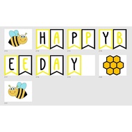 Bunting Banner - Bee - Happy Bee Day