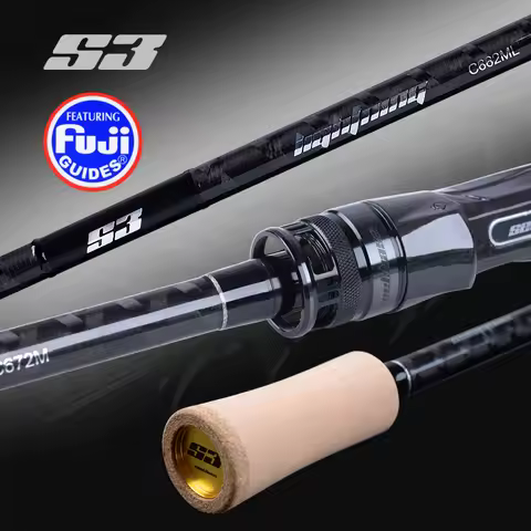 Seekbass S3 FUJI SIC+O Guide Ring Toray 33+40T Carbon 602L 652L 662ML 672M 682MH XF Action Casting W