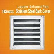 BSBOSS Louver Exhaust Fan Stainless Steel Back Cover