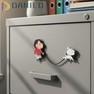 DANILO1 3/4PCS/SET Crayon Shin Chan Fridge Magnets, Cartoon Plastic 3D Rotatable Fridge Magnets, Cre