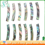 Star 12Pcs Guitar Soundhole Rosette  Abalone Shell Inlay Curved Strips Guitar Sound Hole Inlay 4mm W