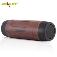 2021ZEALOT S1 Mini Bluetooth Speaker With LED Flashlight Wireless Loudspeakers For Phone Computer Stereo Music Surround Waterproof