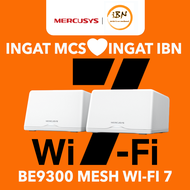 Mercusys Halo H47BE (2-Pack) BE9300 WiFi 7 Whole Home Mesh System (Powered by TP-Link) @ IBN