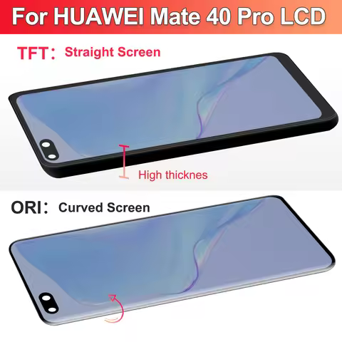 TFT For Huawei Mate 40 Pro LCD Display Touch Screen Digitizer Assembly For Huawei mate40 Pro NOH-NX9