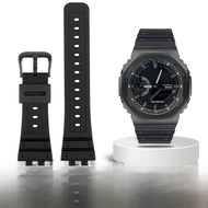 Substitute Casio GM-B2100 Resin Silicone Strap G-SHOCK Metal Octagonal Watch Accessories (Band)