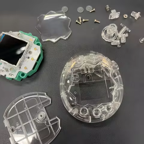 Tamagotchi Smart Paradise Clear Replacement Shell - Transparent Panel For Diy Customization