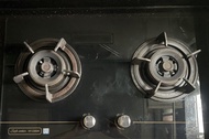 Hibachi 氣霸 HY-238SN-TG 75厘米 “蓮芯火” 嵌入式雙頭煤氣爐