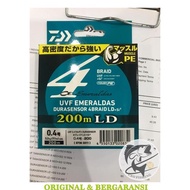 promo! senar pe daiwa emeraldas durasensor uvf x4 ld 0.8 | 0.6 | 0.4