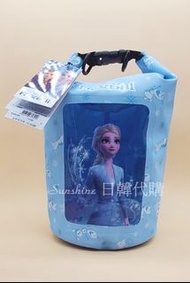 現貨 韓國正品 Winghouse 迪士尼 冰雪奇緣 FROZEN2  圓筒 防水袋 5L 防水袋 防水桶包 戲水袋