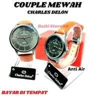 CHARLES DELON - Jam Tangan Mewah Charles Delon Couple Jam Tangan Couple Mewah Kekinian Jam tangan Couple Korean Style Terbaru Jam Tangan Couple Anti Air