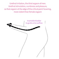 Sounding Tube Urethral Stretcher Urethral Sound Dilator Adult Sex Toy For Men Erotic Silicone