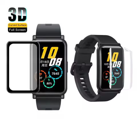 3D Curved / Soft Hydrogel Screen Protector Film For Huawei Watch Fit Protective Film For Honor Watch