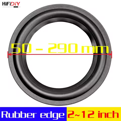 HIFIDIY LIVE 4-12 inch woofer Speaker Repair Parts Rubber surround edge Folding Ring Subwoofer(100~3