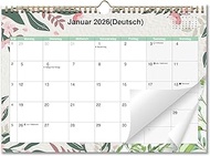 Wall Calendar 2025 2026 Calendar, Monthly Hanging, 16 Months September 2025 - December 2026 with Hol