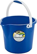 Fudogiken F14304 Benriko Bucket, 3.2 gal (10 L), Blue, Includes Memory, Includes Spout, Soft Touch H