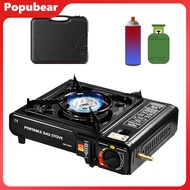 Camping Stove Outdoor Cooking Burner High-Temperature Resistant Travel Use 2900W BBQ Butane Gas Burn