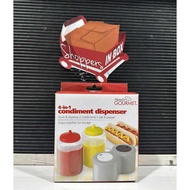 Handy Gourment 4-in-1 condiments dispenser
