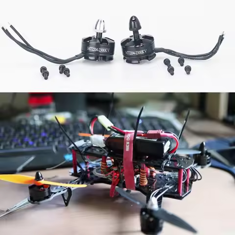 7.4-12.6V 2204 2300KV FPV Drone Model Quadcopter Fan External Rotor Brushless Motor MT2204 Multi-rot