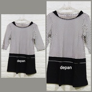 Baju Dress Polkadot Wanita import branded super adem PL 023