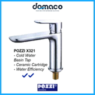 Pozzi X321 Chrome Basin Tap