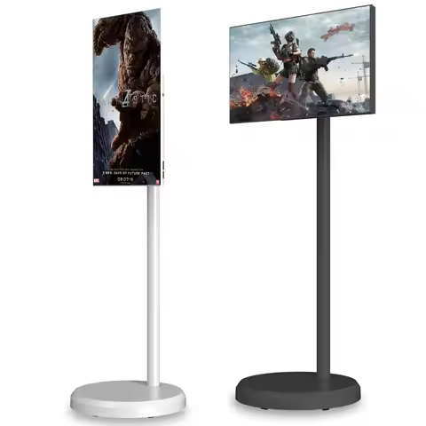 21.5 24 27 32 Inch HD Android Interactive Touch LCD Display with 5H or 9H Battery Stand Wireless Sma
