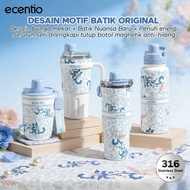 Ecentio Tumbler Aesthetic Drinking Bottle 316 Stainless Portable 900ML/ 800ML 600ML/ 400ML Thermos L