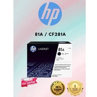 HP 81A / CF281A BLACK ORIGINAL LASERJET TONER CARTRIDGE