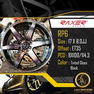 Raxer RP6 17 X 8.0JJ 8X100/114.3 Tinted Gloss Black