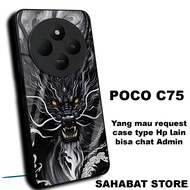 Case hp poco/S16/softcase glossy Poco C75/Casing Poco C75/ can request other types