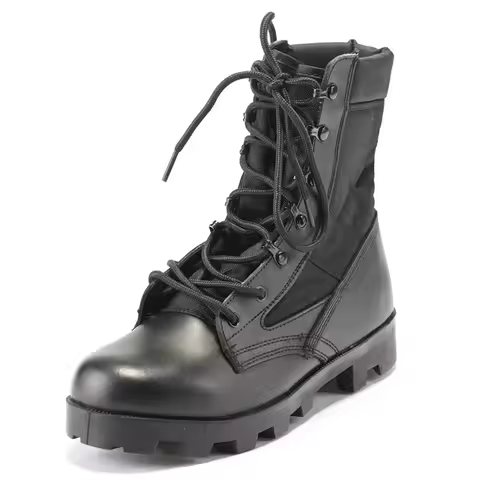 Men Military Combat Boots High Top Panama Desert Boot Outdoor Hiking Boots Man Anti Slip Tactical Bo