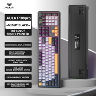 AULA F108 PRO/F108 Mechanical Keyboard Custom 100% Layout RGB Backlight Wireless Bluetooth Hifi Swit