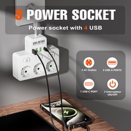 3 Hole Electrical Plug Usb Socket Universal Travel Socket 3 Hole Electrical Plug Ho